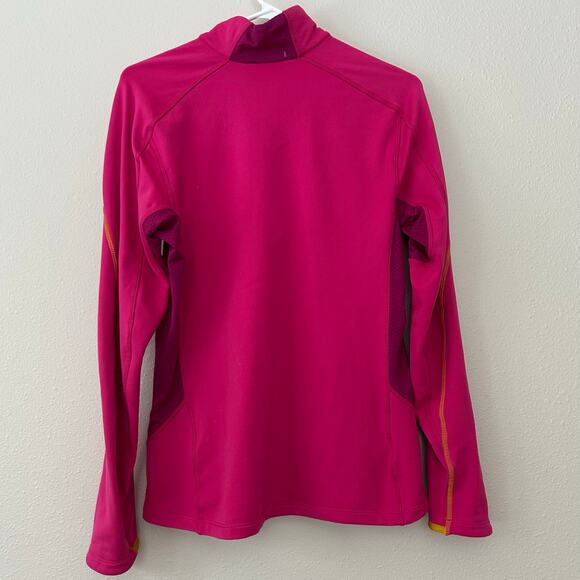Salomon Long Sleeve 1/4 Zip Pullover Shirt base layer running Gorpcore pink L - Picture 10 of 13